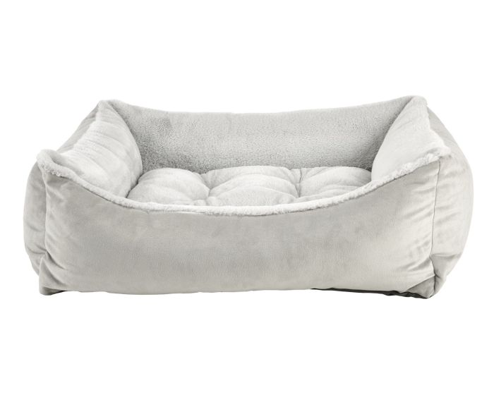 Pet Bed-Scoop Shape-Galaxy Cloud Color-Faux Fur