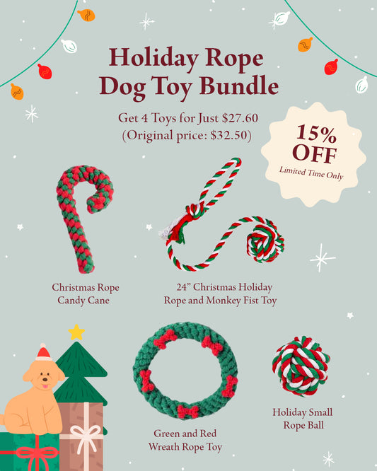 Holiday Rope Dog Toy Bundle