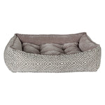 Load image into Gallery viewer, Scoop shape diamond back fabric Bowsers dog Bed
