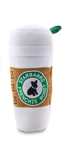 Load image into Gallery viewer, Starbarks Frenchie Roast Large Cup dog Toy with Squeaker from Haute Diggity Dog
