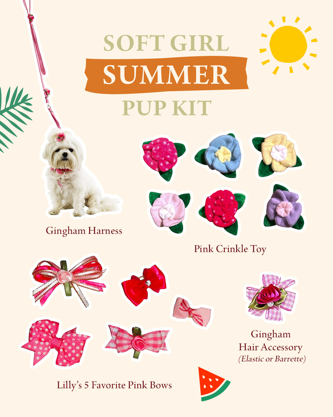 Soft Girly Pup Summer Bundle