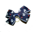 Load image into Gallery viewer, Dog Hair Bows-Anchors - A Pet&#39;s World
