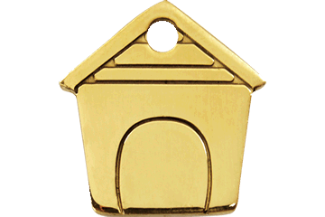 Brass Pet ID Tags in 3 Sizes - A Pet's World
