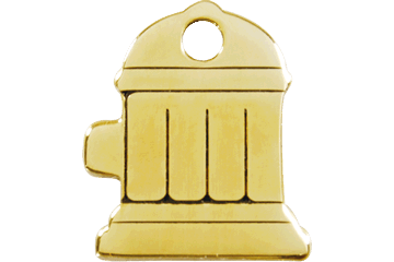 Brass Pet ID Tags in 3 Sizes - A Pet's World