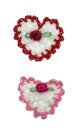 Dog Hair Accessories-Crochet Hearts with Elastics - A Pet's World