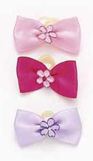 Dog Hair Bows- Crystal Flowers - A Pet's World