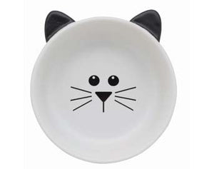Set 2 Cat Face Bowls + Placemat - A Pet's World