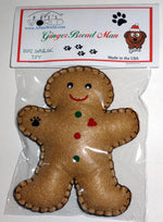 Load image into Gallery viewer, Dog Toy-Gingerbread Man with Squeaker - A Pet&#39;s World
