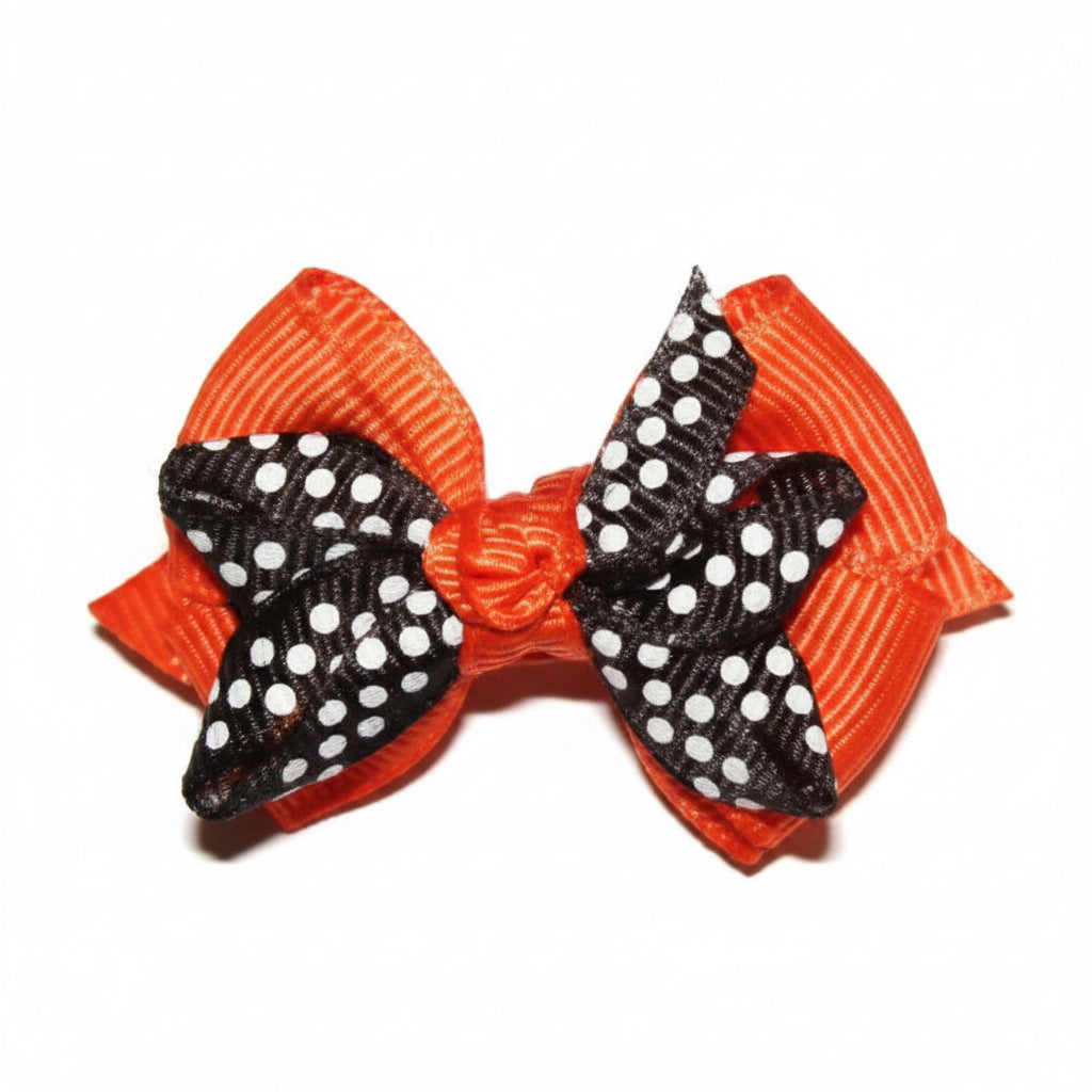 Dog Hair Accessory-Halloween Knot Barrette - A Pet's World