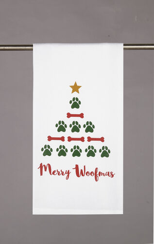 Kitchen Towel-Merry Woofmas