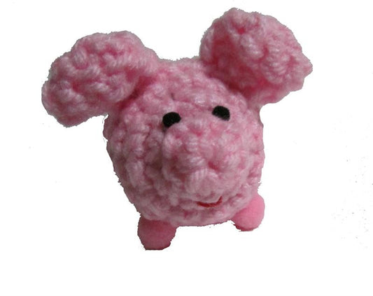 Cat Toys-Flying Pig Natural Catnip Jingle Toy USA Made - A Pet's World