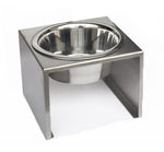 Load image into Gallery viewer, Pet Diner-Slate Stainless Steel Single Feeder - A Pet&#39;s World
