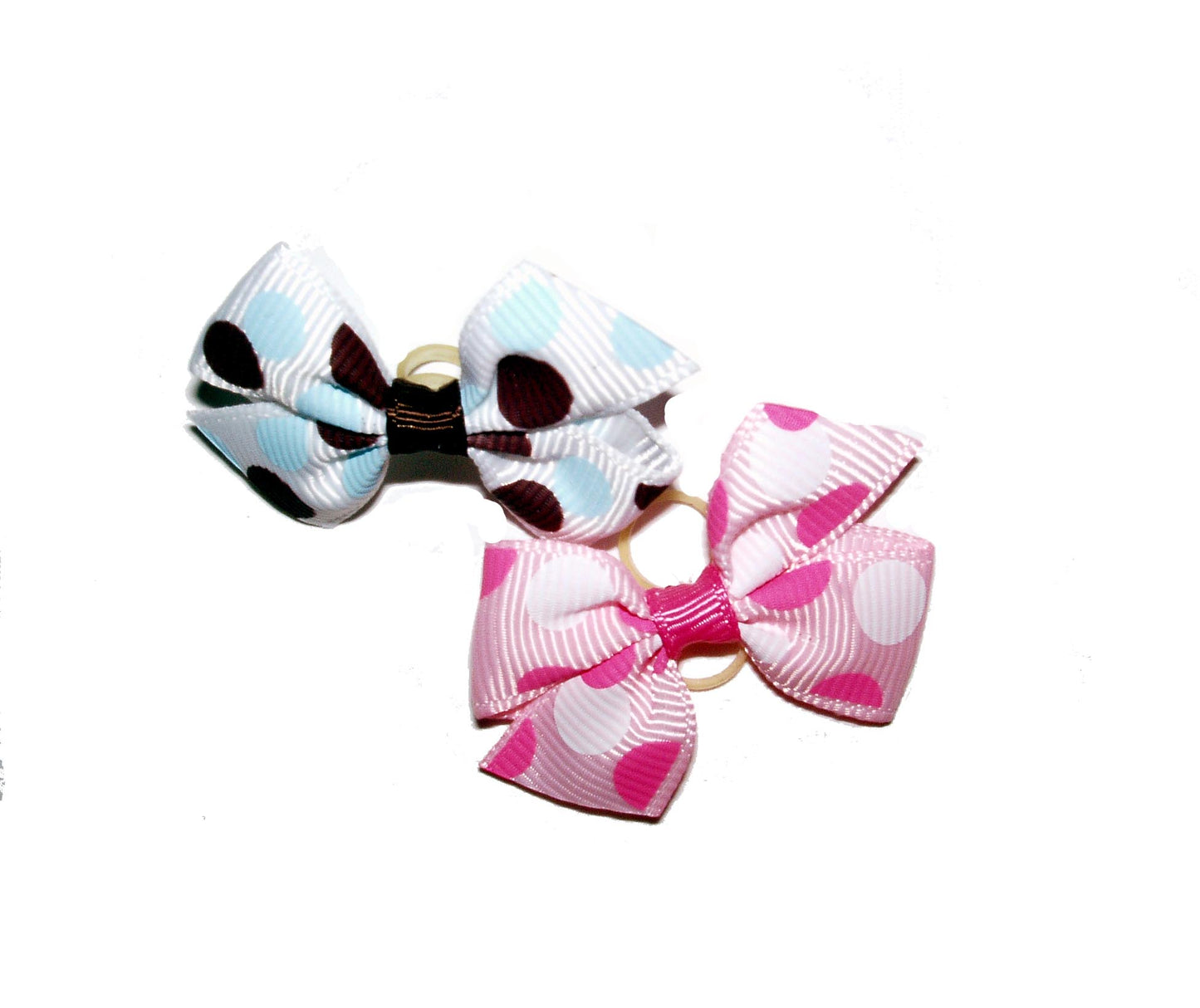 Dog Hair Bows-Retro Dots - A Pet's World