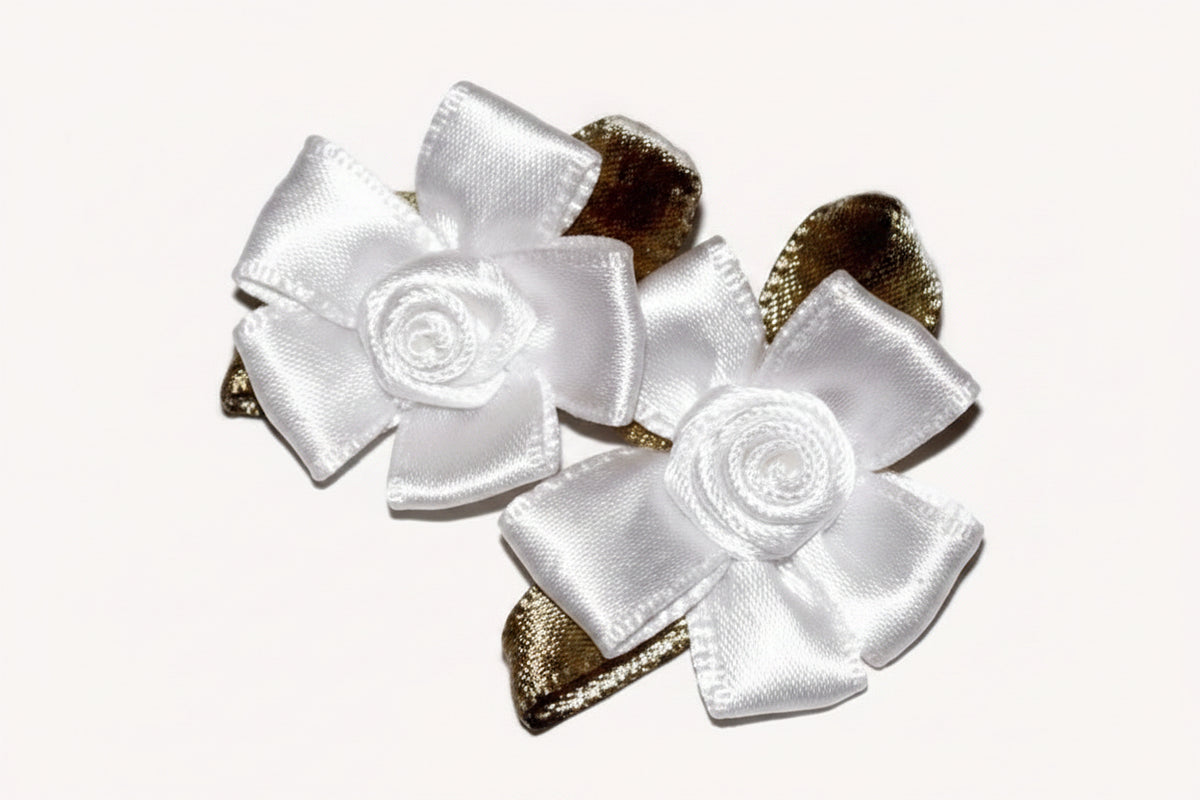 Dog Hair Flowers-White Wedding Petal Flowers - A Pet's World