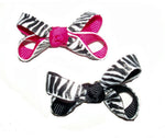 Load image into Gallery viewer, Dog Hair Bows-Zebra Prints - A Pet&#39;s World

