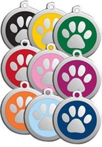 Quality Dog and Cat ID pet tags with name, phone number and address. 