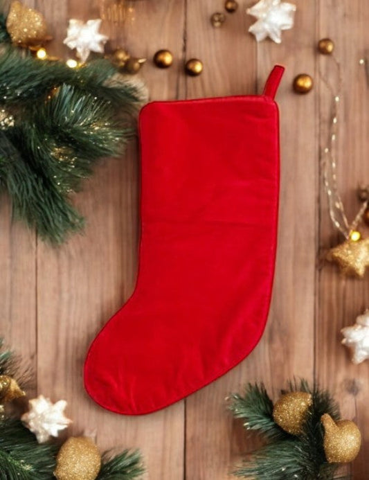 Back view of Goldendoodle dog breed Christmas stocking