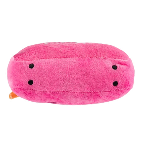 Bottom view of Barkin Bag parody toy