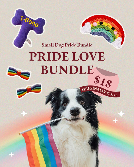 Small Dog Pride Bundle – LGBTQ+ Pet Accessories for Pride Month 2025