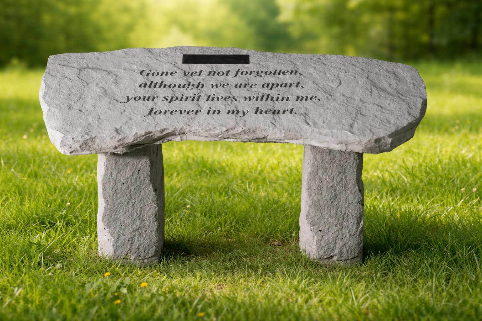 Custom Memorial Bench