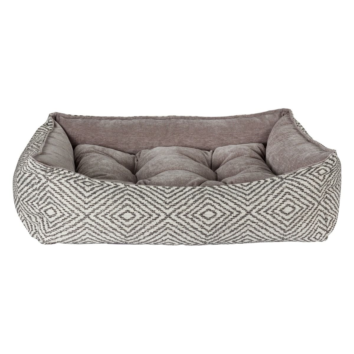 Scoop shape diamond back fabric Bowsers dog Bed