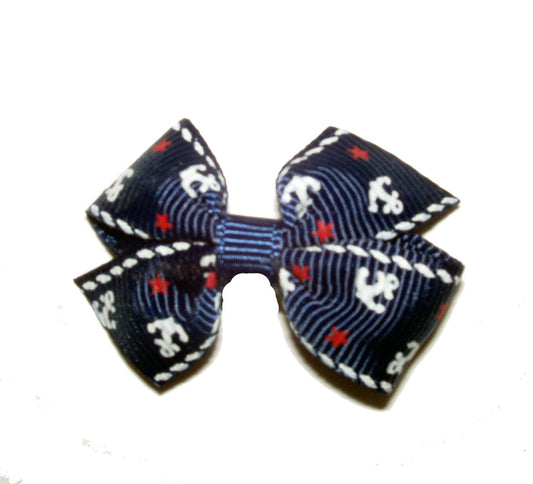 Dog Hair Bows-Anchors - A Pet's World