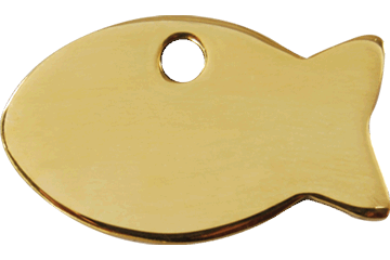 Brass Pet ID Tags in 3 Sizes - A Pet's World