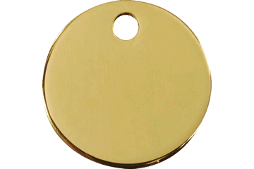 Brass Pet ID Tags in 3 Sizes - A Pet's World