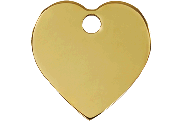 Brass Pet ID Tags in 3 Sizes - A Pet's World