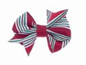 Dog Hair Bows-Candy Cane Fishtail - A Pet's World