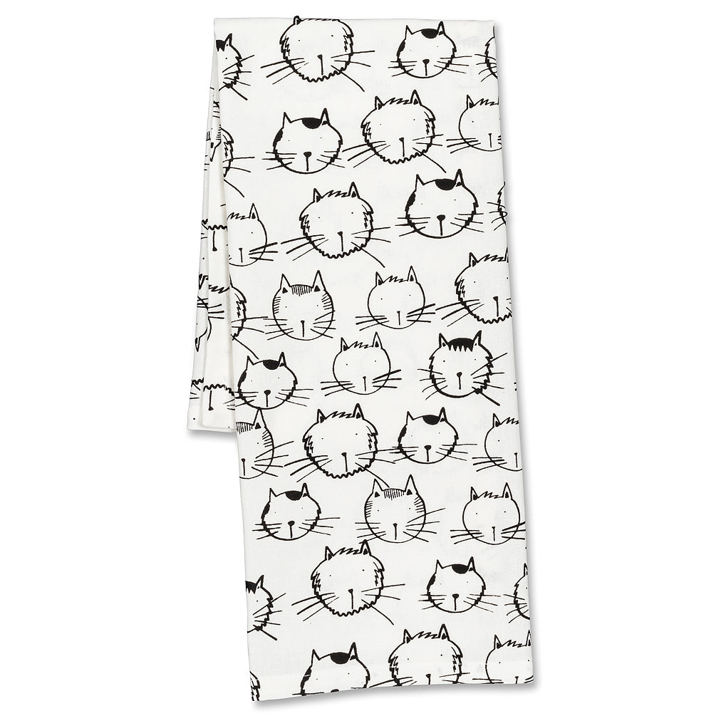 Tea Towel-Funny Cat Faces