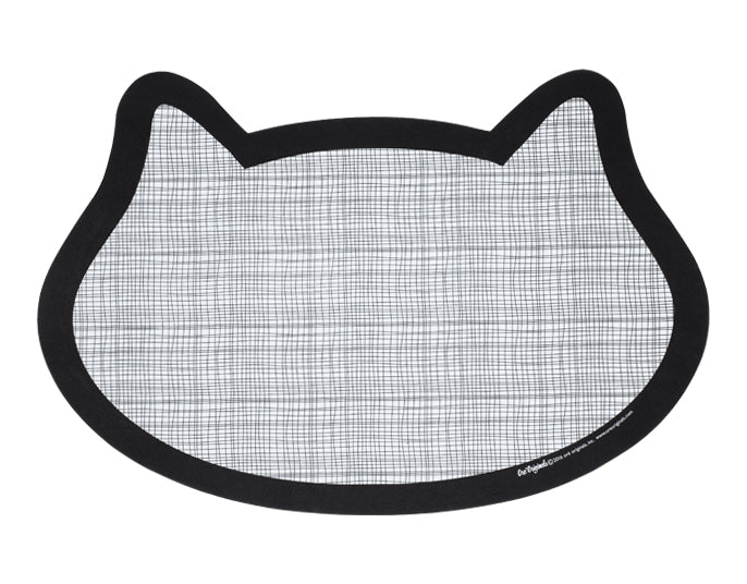 Set of Whisker Safe Shallow Cat Bowls + Placemat - A Pet's World