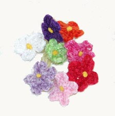 Dog Hair Flowers- Chenille Flowers with Elastics - A Pet's World
