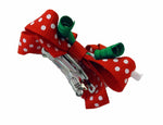 Load image into Gallery viewer, Dog Hair Accessories-Christmas Polka Dot Party Bow - A Pet&#39;s World
