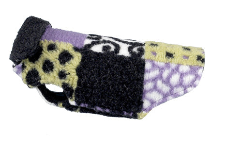 Dog Coat - Novelty European Patch Wool Blend Fleece