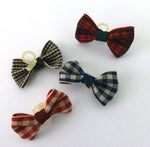Load image into Gallery viewer, Dog Hair Bows - Country Checks with Elastics - A Pet&#39;s World
