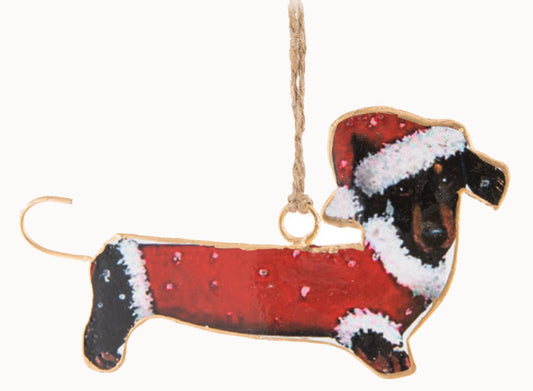 Dachshund Metal Ornament
