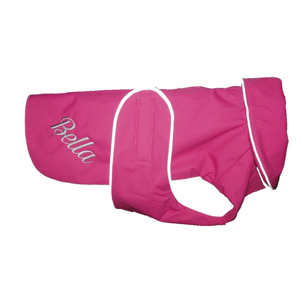 Dog Coat- Waterproof with Fleece Lining and Reflective Piping - A Pet's World
