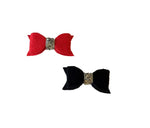 Load image into Gallery viewer, Dog Hair Bows - Felt Bow Ties with Elastics - A Pet&#39;s World
