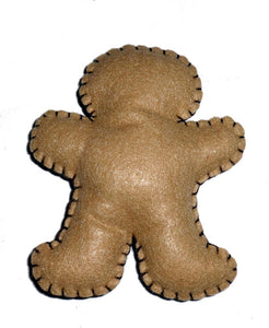 Dog Toy-Gingerbread Man with Squeaker - A Pet's World