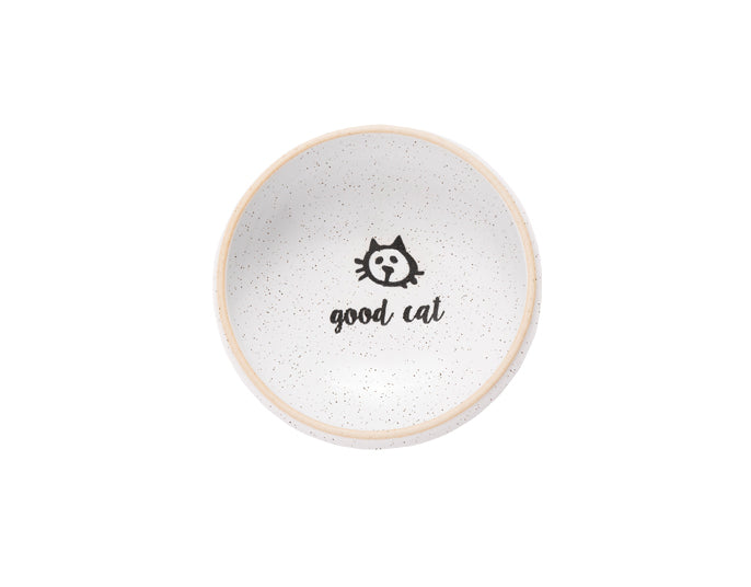 Good Cat Tiny Ceramic Bowl - A Pet's World
