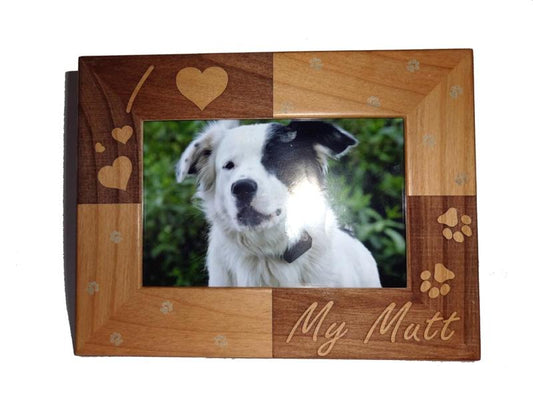 I Love My Mutt Photo Frame - A Pet's World