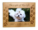 Load image into Gallery viewer, Light Of My Life Personalized Photo Frame 4X6 - A Pet&#39;s World
