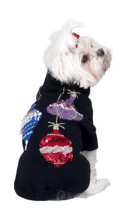 Dog Sweaters-Sequin and Pearl Ornaments - A Pet's World
