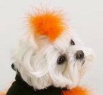 Load image into Gallery viewer, Dog Hair Accessory-Maribou Barrette - A Pet&#39;s World
