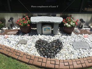 Memorial Bench photo from a Customer