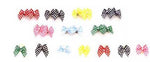 Load image into Gallery viewer, Dog Hair Bows-Petite Gingham Pearl Bows with Elastics - A Pet&#39;s World
