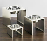 Load image into Gallery viewer, Pet Diner-Slate Stainless Steel Single Feeder - A Pet&#39;s World
