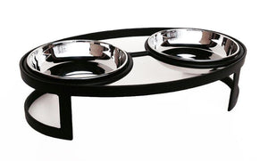 Pet Diner-Raindrop Double Diner for Tiny and Small Pets - A Pet's World
