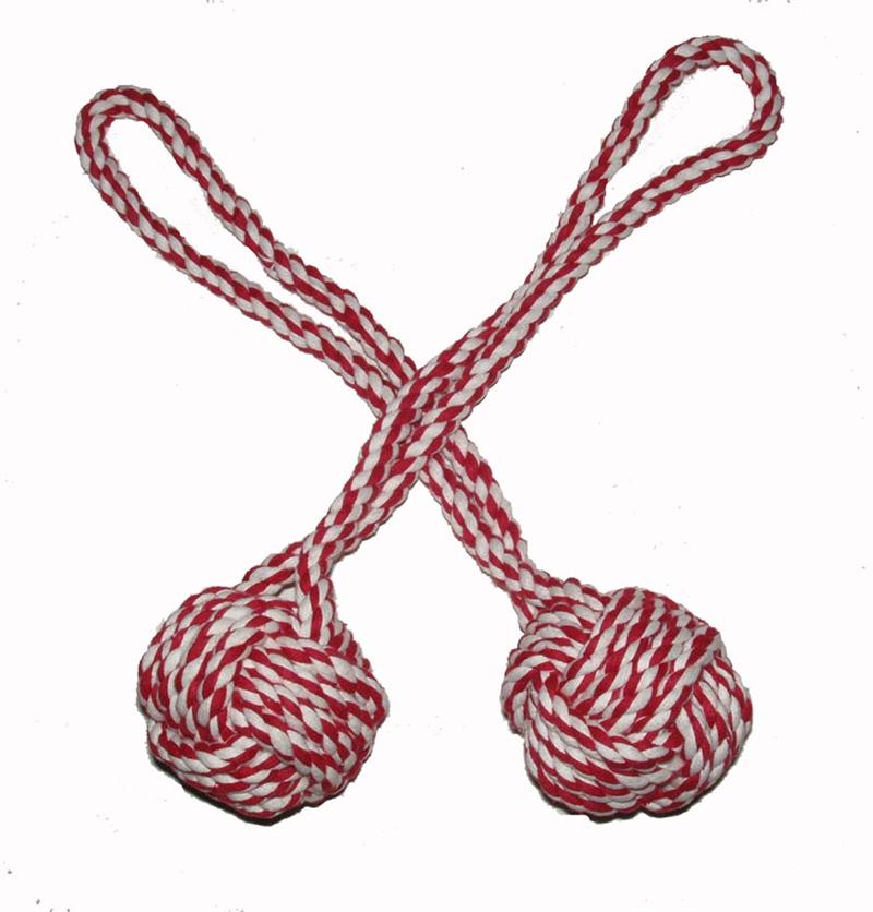Dog Toys-Rope Knot Throw Toy - A Pet's World